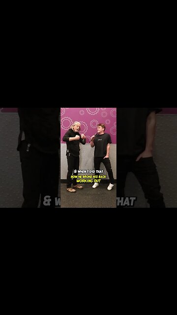 He Broke His Back Doing Leg Press