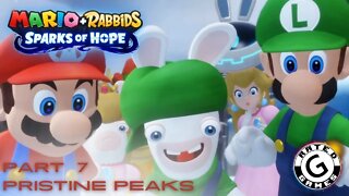 Mario + Rabbids Spark of Hope Gameplay - No Commentary Walkthrough Part 7 - Pristine Peaks