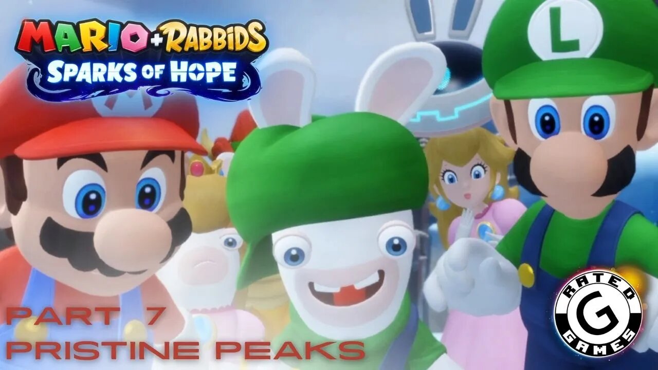 Mario + Rabbids Spark of Hope Gameplay - No Commentary Walkthrough Part 7 - Pristine Peaks