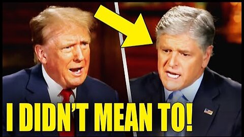 Hannity Accidentally HUMILIATES Trump on NATIONAL TV!