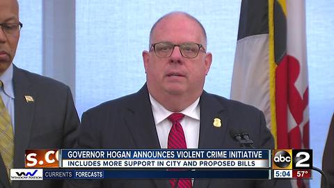 Governor Hogan's Baltimore crime plan focuses on gangs, repeat offenders