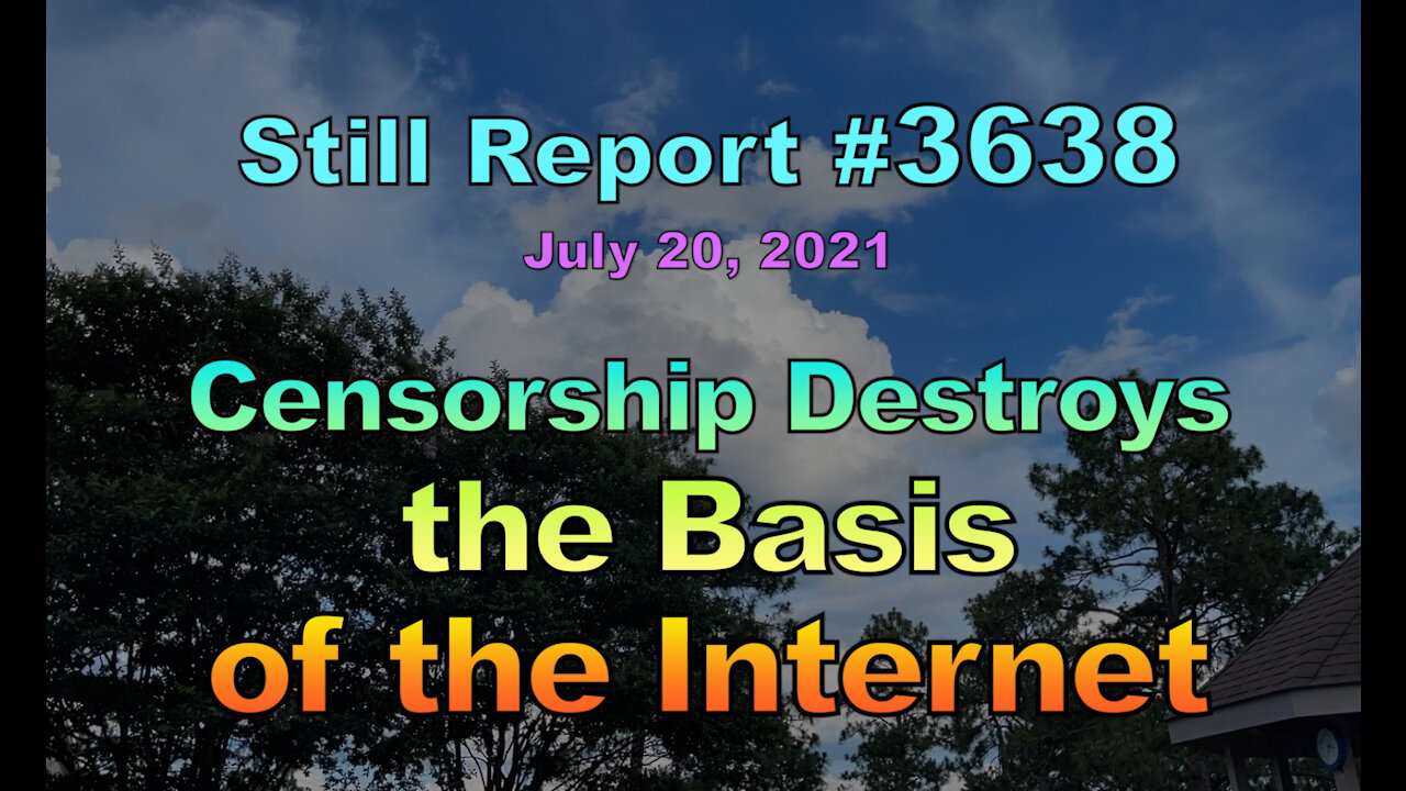 Censorship Destroys the Basis of the Internet, 3638