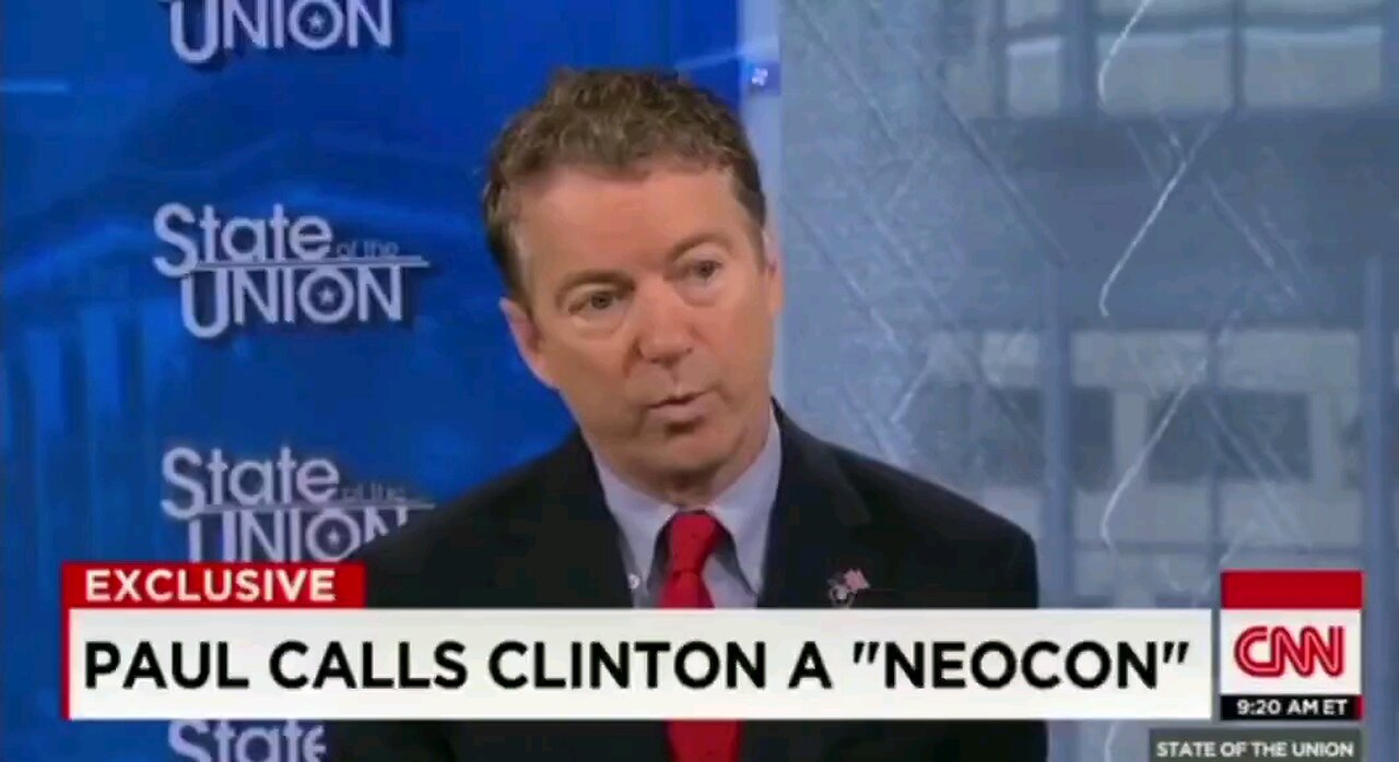 I see Hillary Clinton and Marco Rubio as being the same person” — @RandPaul, the best Senator