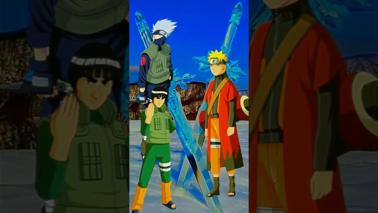 Naruto VS Kakashi & Guy - WHO IS STRONGEST??.#shorts