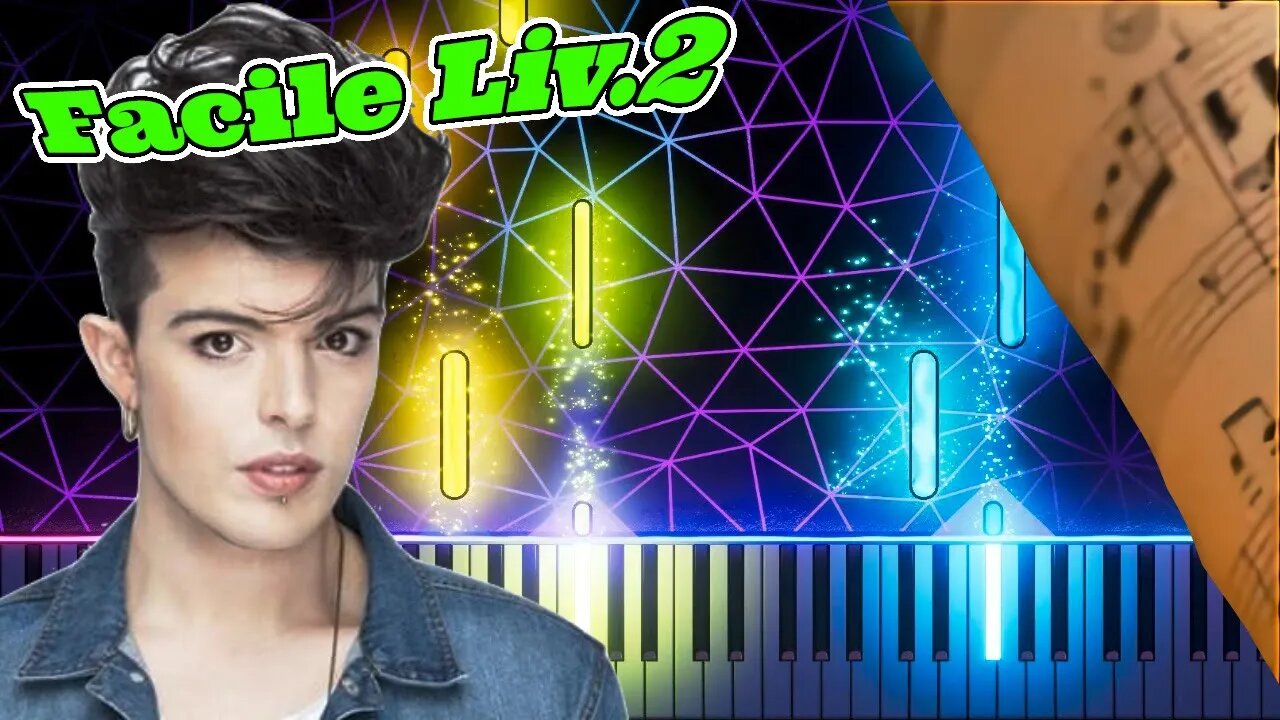 ITALO DISCO PIANO TUTORIAL + SPARTITO GRATIS THE KOLORS PIANO COVER