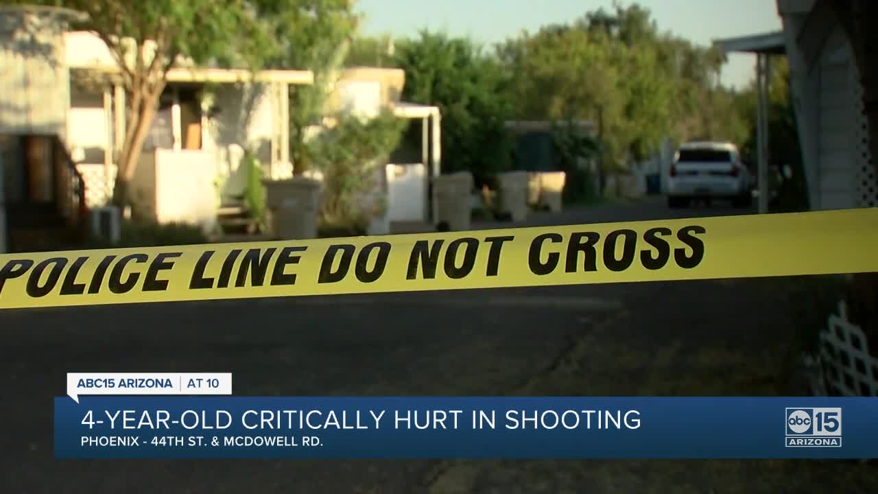 4-year-old critically hurt in shooting