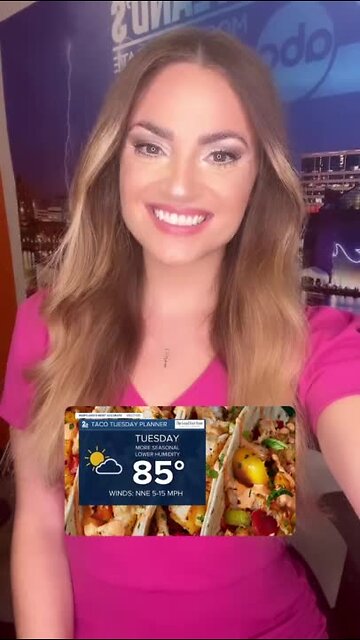 Stevie's Scoop: Less humid on this taco Tuesday