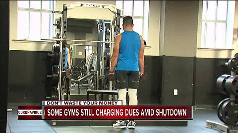 Some gyms still charging dues amid shutdown