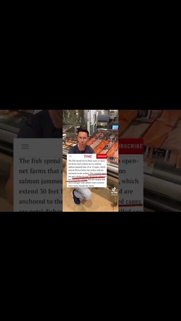 Dangers of farm raised fish and why you should always eat wild-caught.Wild-caught fish is🚨🐟🐠🦀