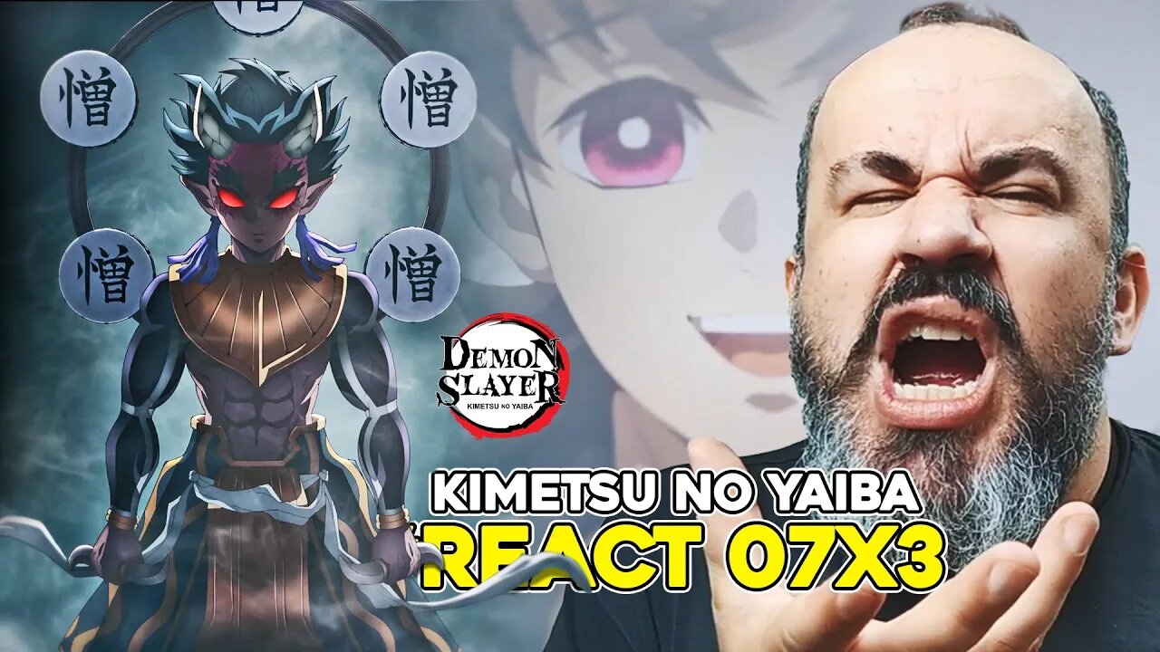 O PAI DE TOKITO E O ÓDIO DE HANTENGU! | reaction demon slayer ep.7 x 3 | KIMETSU NO YAIBA.