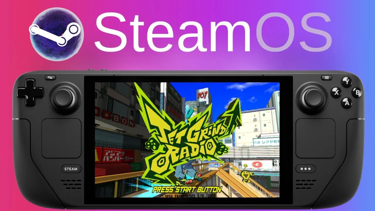 Jet Grind Radio (Flycast) Dreamcast Emulation | Steam Deck