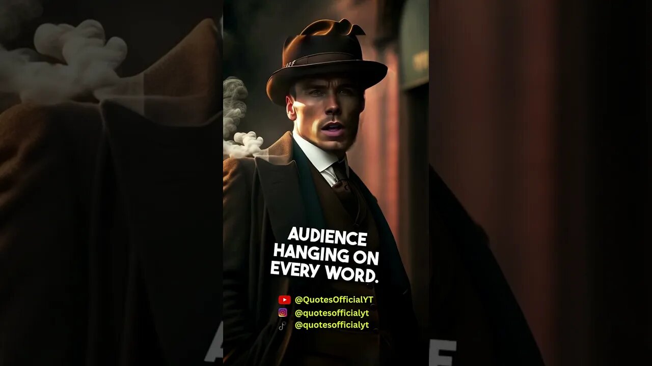 How to Speak Mysteriously ~ Thomas Shelby Sigma Rule 😈🔥 #shorts #motivation #quotes #attitude