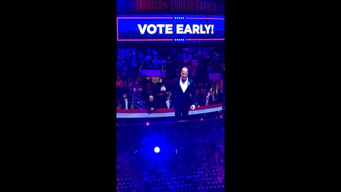 Another speaker at the trump rally in NYC at MSG