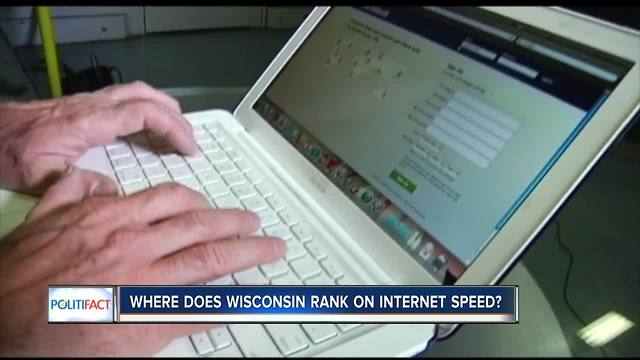 PolitiFact Wisconsin: Wisconsin's Internet speed