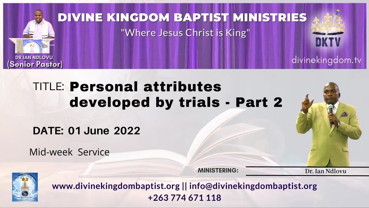 Personal attributes developed by trials - Part 2 (01/06/22)