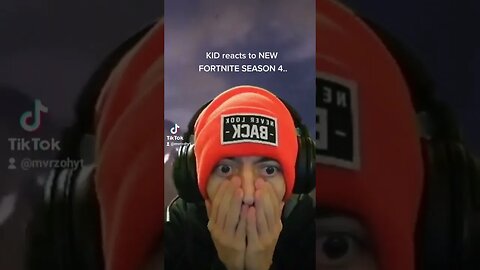 KID reacts to NEW FORTNITE SEASON 4.. #shorts #viral