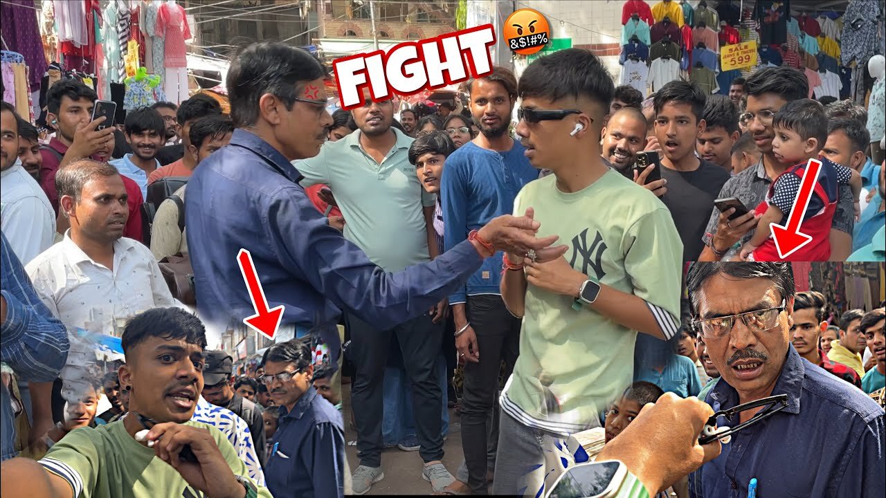 Uncle ke saath ladai😡hogyi|| Kadak jawaab Diya Uncle ko😤||Maar peet hogyi😳Prank Gone Wrong😱