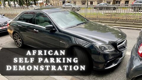 Mercedes Benz E63 AMG Park -Assist Demonstration | African Reaction