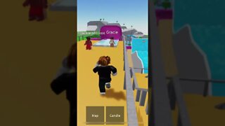 Roblox - Sliding Down Water Slide Face First & Fully Clothed