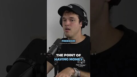This is the entire point of having MONEY 💰