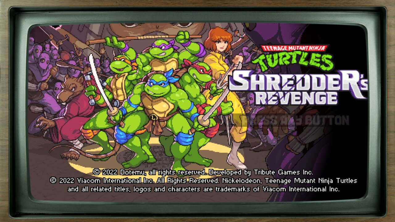 Teenage Mutant Ninja Turtles: Shredder's Revenge With CRT! - PC Gameplay 😎Benjamillion