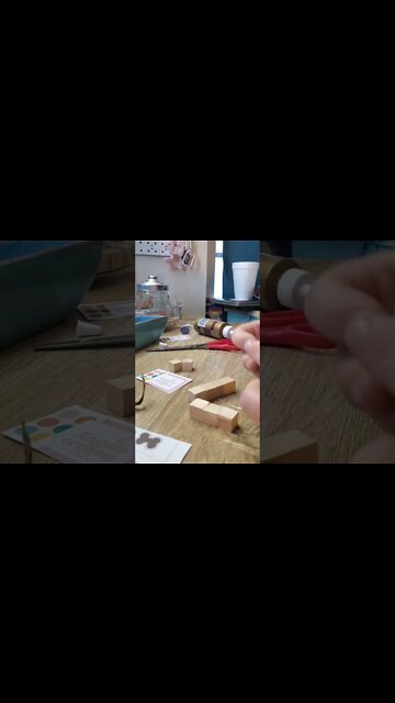 DIY DOLLAR TREE BUSINESS CARD HOLDER/STICKER DISPLAY