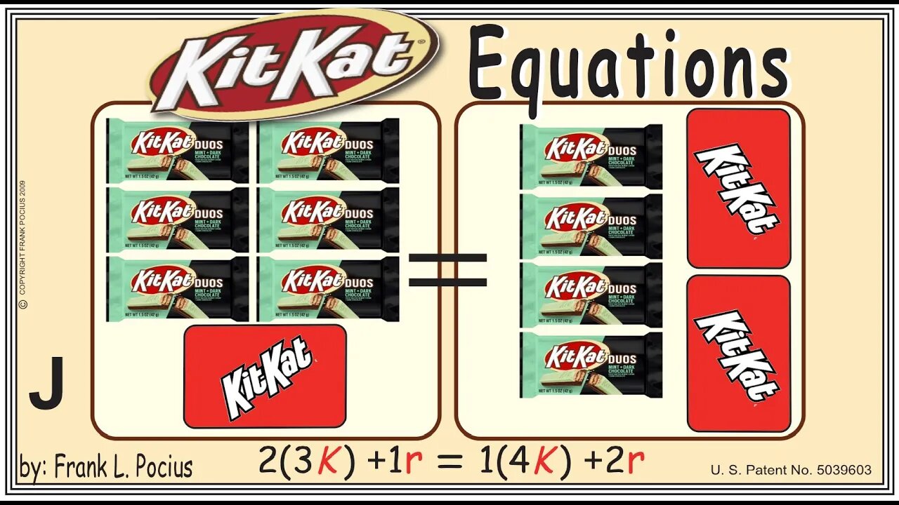 VISUAL KITKAT DUOS 2(3K)+1r=1(4K)+2r EQUATION _ SOLVING EQUATIONS _ SOLVING BASIC WORD PROBLEMS