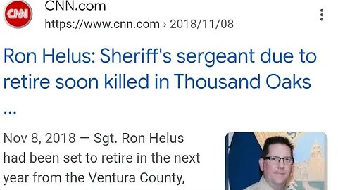 Ron Helus: Sheriff's sergeant due to retire soon killed in Thousand Oaks ...