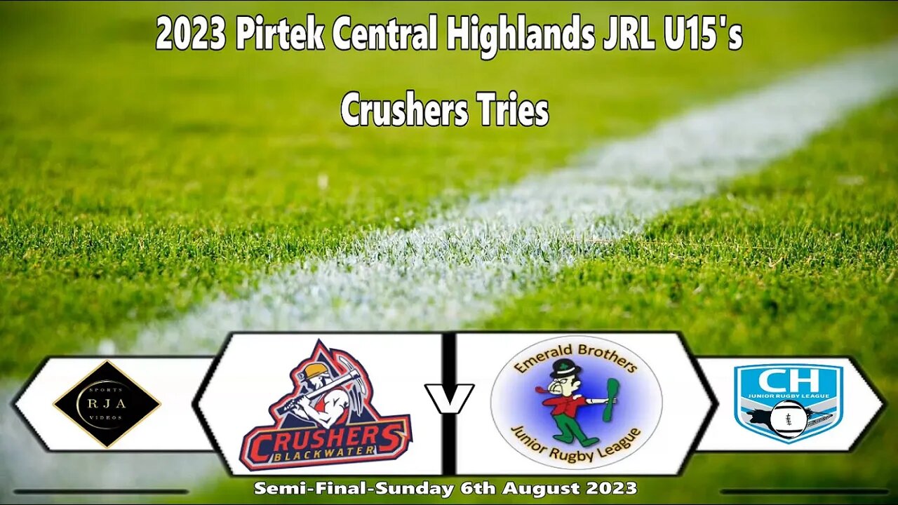 Blackwater Crushers v Emerald Brothers U15 semi finals 2023