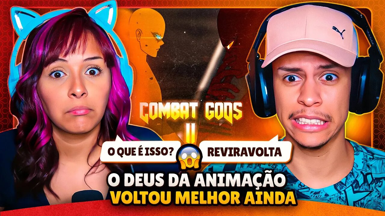 COMBATE DOS DEUSES #2 (Animação) | [React em Casal] 🔥