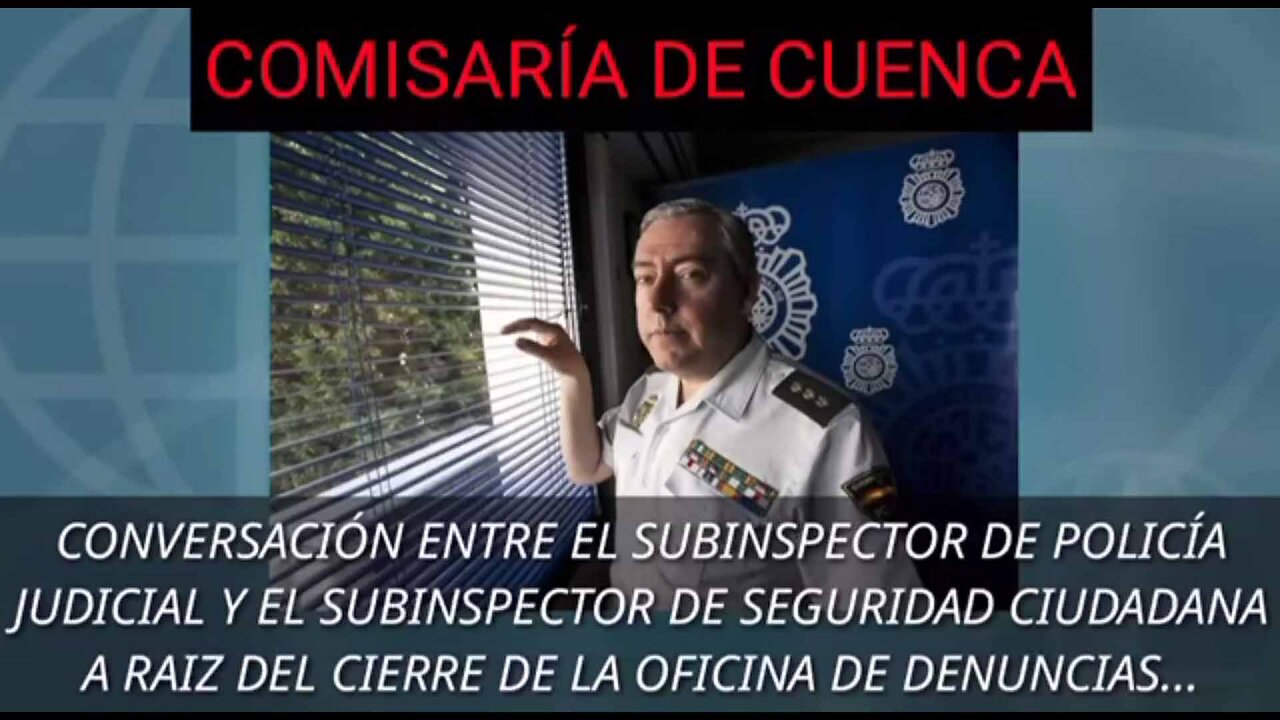 21oct2022 Cierran Oficina de Denuncias en la Comisaria Nacional de Policia de Cuenca, España · Alvise Perez || RESISTANCE ...-