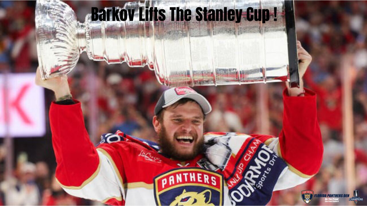 Barkov Lifts The Stanley Cup !