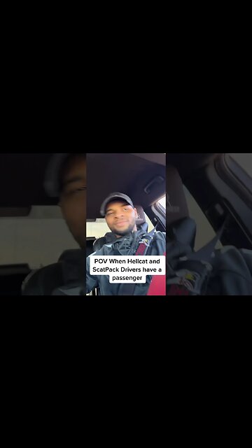 When scatpack and hellcat drivers have passengers… TikTok tiktoks funny jokes comedy react