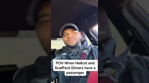 When scatpack and hellcat drivers have passengers… TikTok tiktoks funny jokes comedy react