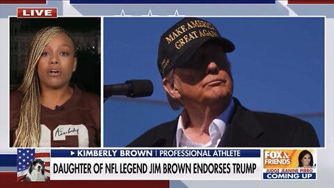 NFL legend’s daughter endorses Trump (11/01/24)