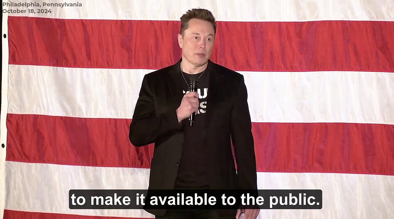 Elon Musk: Unless it’s a Massive Risk to the Country, All Gov’t Information Should be Public