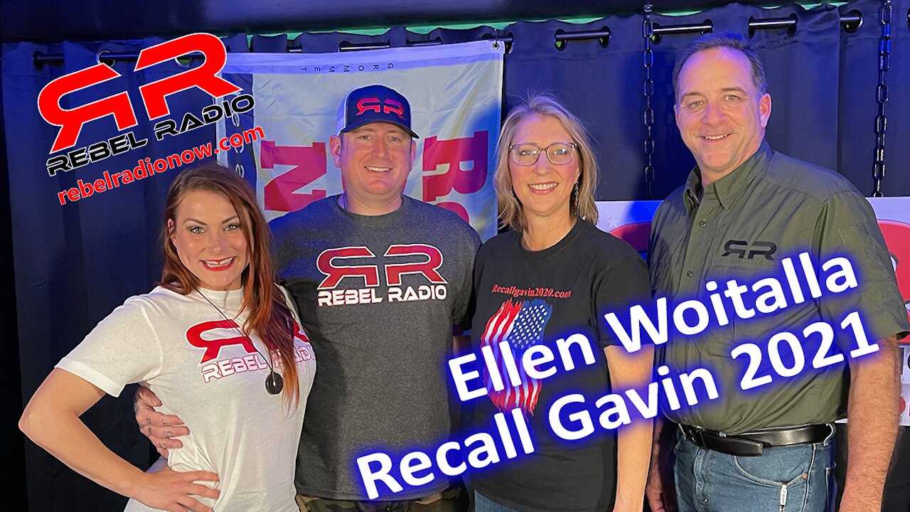 Meet Ellen Woitalla of the Recall Gavin Campaing on Rebel Radio Now.