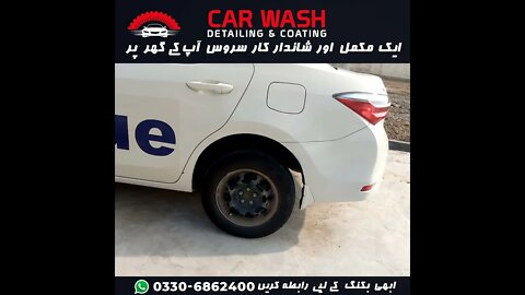 AirBlue Toyota Corolla Car Detailing in Islamabad #Shorts