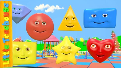 Learn Shapes | We are Shapes | Learning Videos | Nursery Rhymes & Kids Songs by Little Treehouse