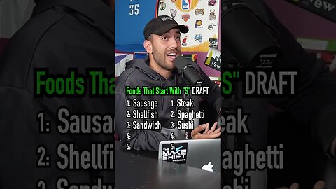 The FOOD THAT START WITH ‘S’ Draft!! Who Do You Think Won? #shorts #food #s #draft