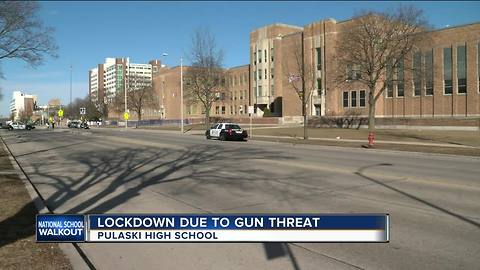 Pulaski High School placed on lockdown after threat