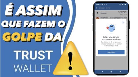 GOLPE DA TRUST WALLET CUIDADO ⚠️⚠️