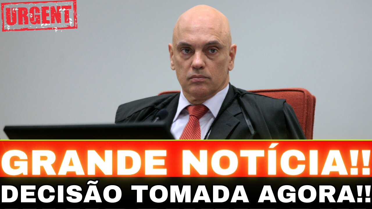 REVIRAVOLTA!! MORAES SURPREENDE O BRASIL E TOMA DECISÃO!! GRANDE NOTÍCIA....