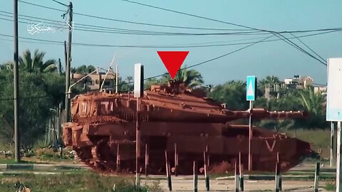 The defeat of the Israeli tank Merkava Mk. IV with Al-Yasin tandem ammunition from an RPG-7