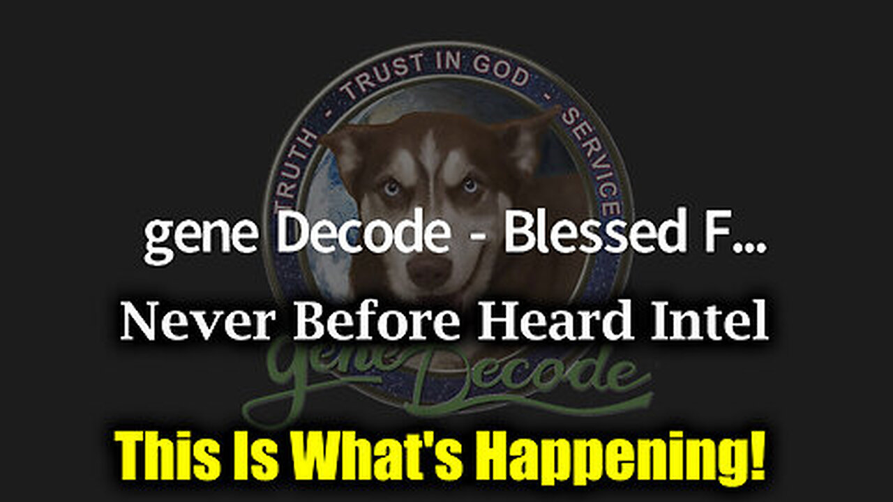 Nov 11, Gene Decode The Major Shock That's Coming - Never Before Heard Intel