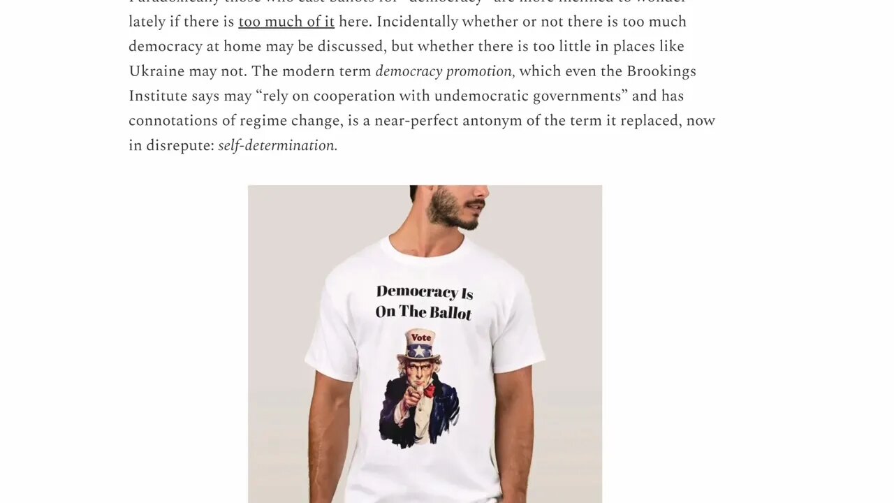 Tracking Orwellian Change: "Democracy"
