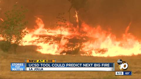 UCSD tool could predict next big fire