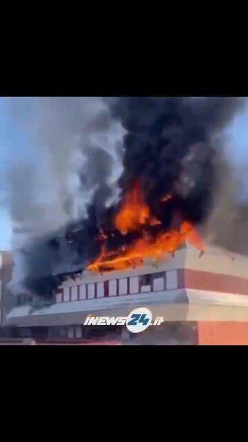Italy - covid vaccines lab burn. White hats?