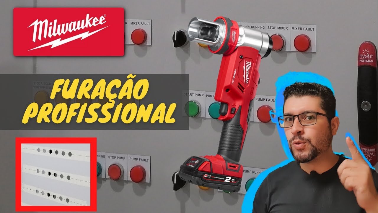 Comandos elétricos na oficina com a Milwaukee M18 HKP