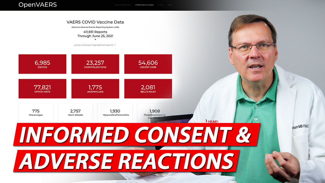 Informed Consent and Vaccine Adverse Event Report